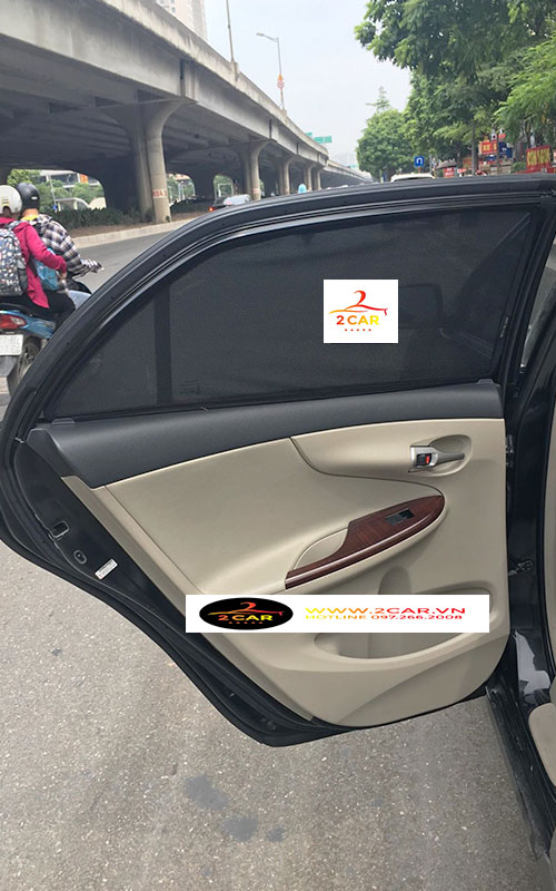 [RÈM LOẠI 1] Rèm Che Nắng Nam Châm Xe Toyota Altis 2005-2013 Chuẩn Form Se Khít