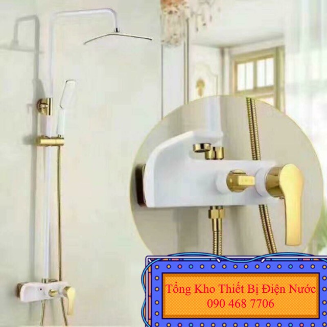 Bộ sen cây cao cấp trắng SC 15