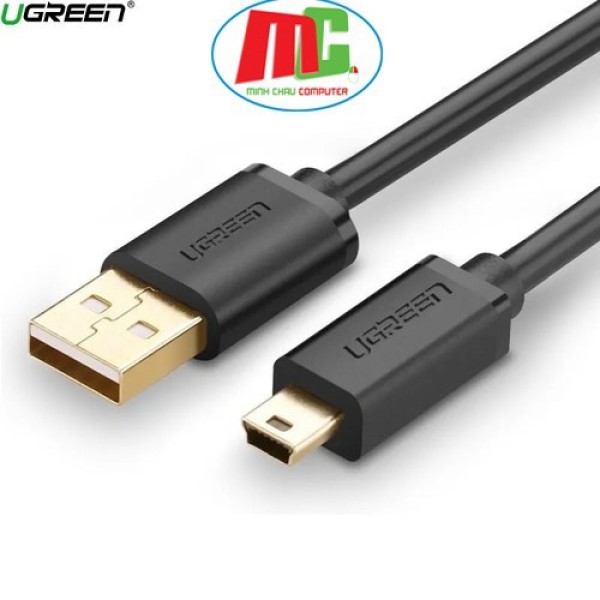 Bảng giá Cáp USB 2.0 Sang USB Mini Ugreen 10354/10355/10385/10386 (Dài 0,5m đến 3m) - Hàng Phong Vũ