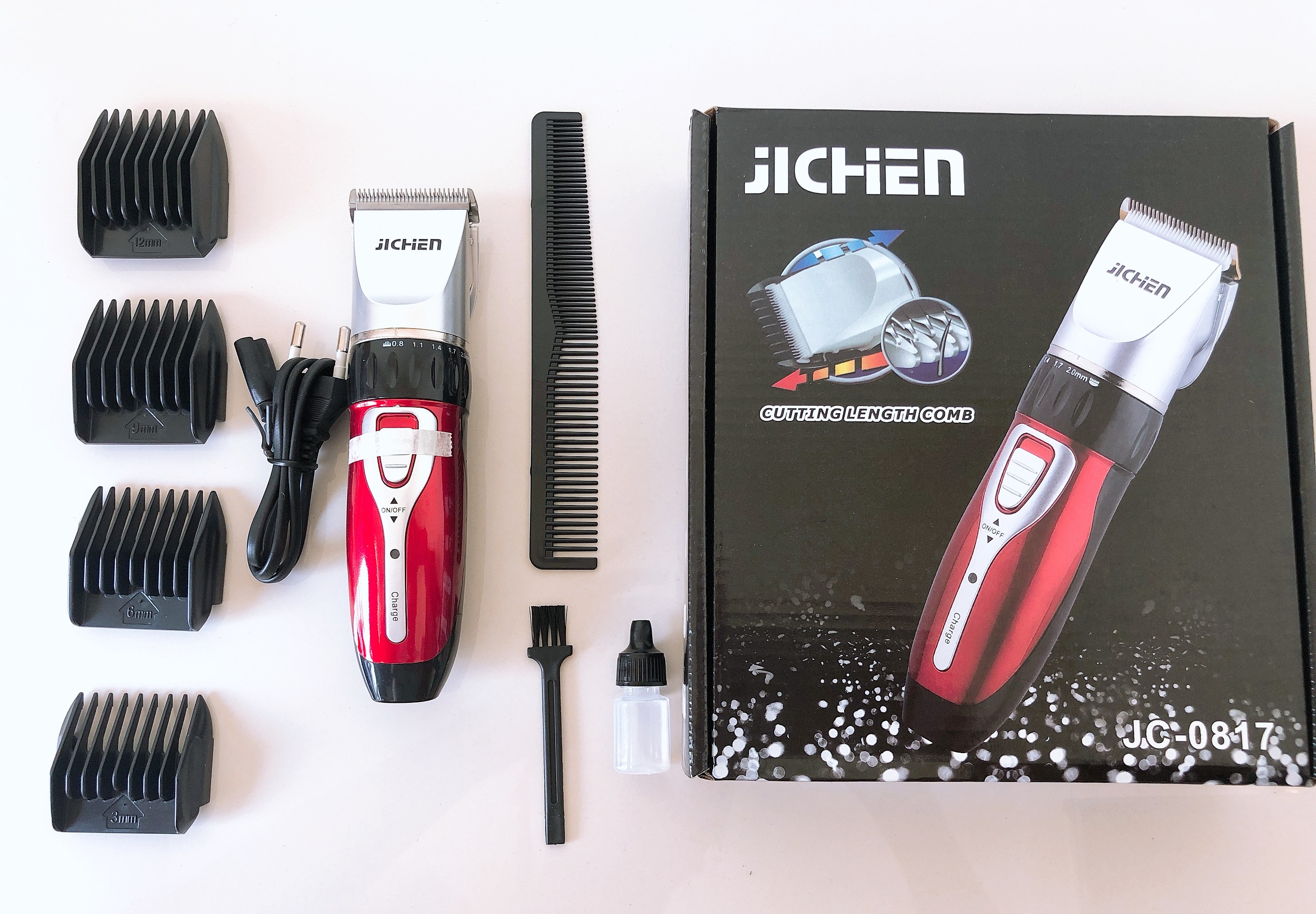 Bộ tông đơ cắt tóc Jichen