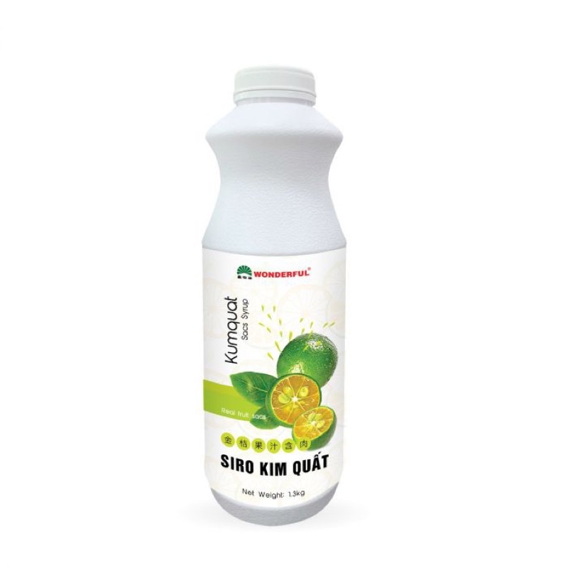 Siro quất Wonderful 1.3kg (có tép tươi)