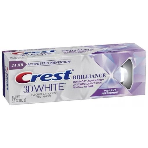 Kem đánh răng trắng răng Crest 3D White Brilliance 110g - Mỹ