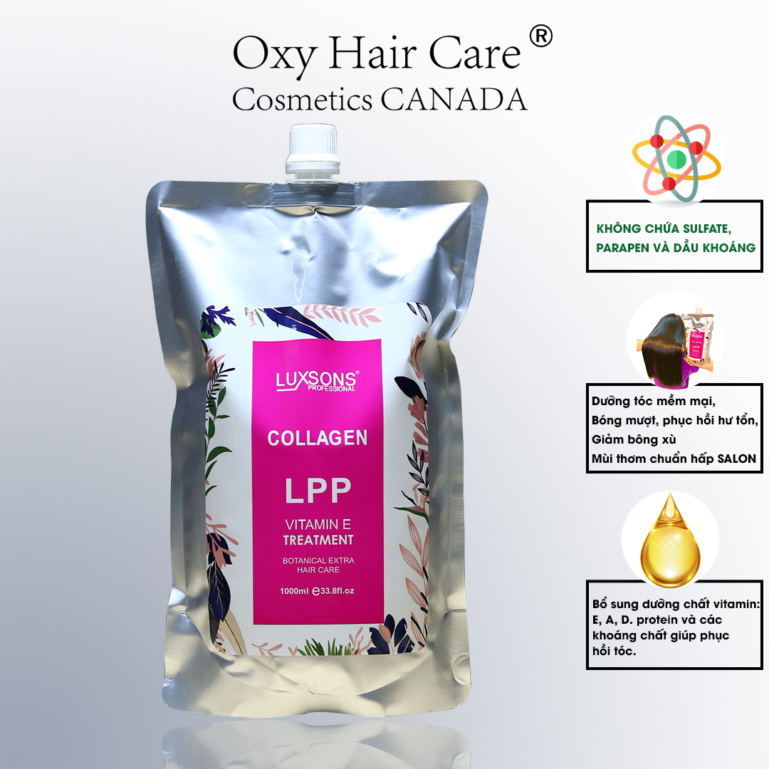 Hấp Dầu Lpp Luxsons Collagen Siêu Thơm Siêu Bóng Mượt 1000Ml