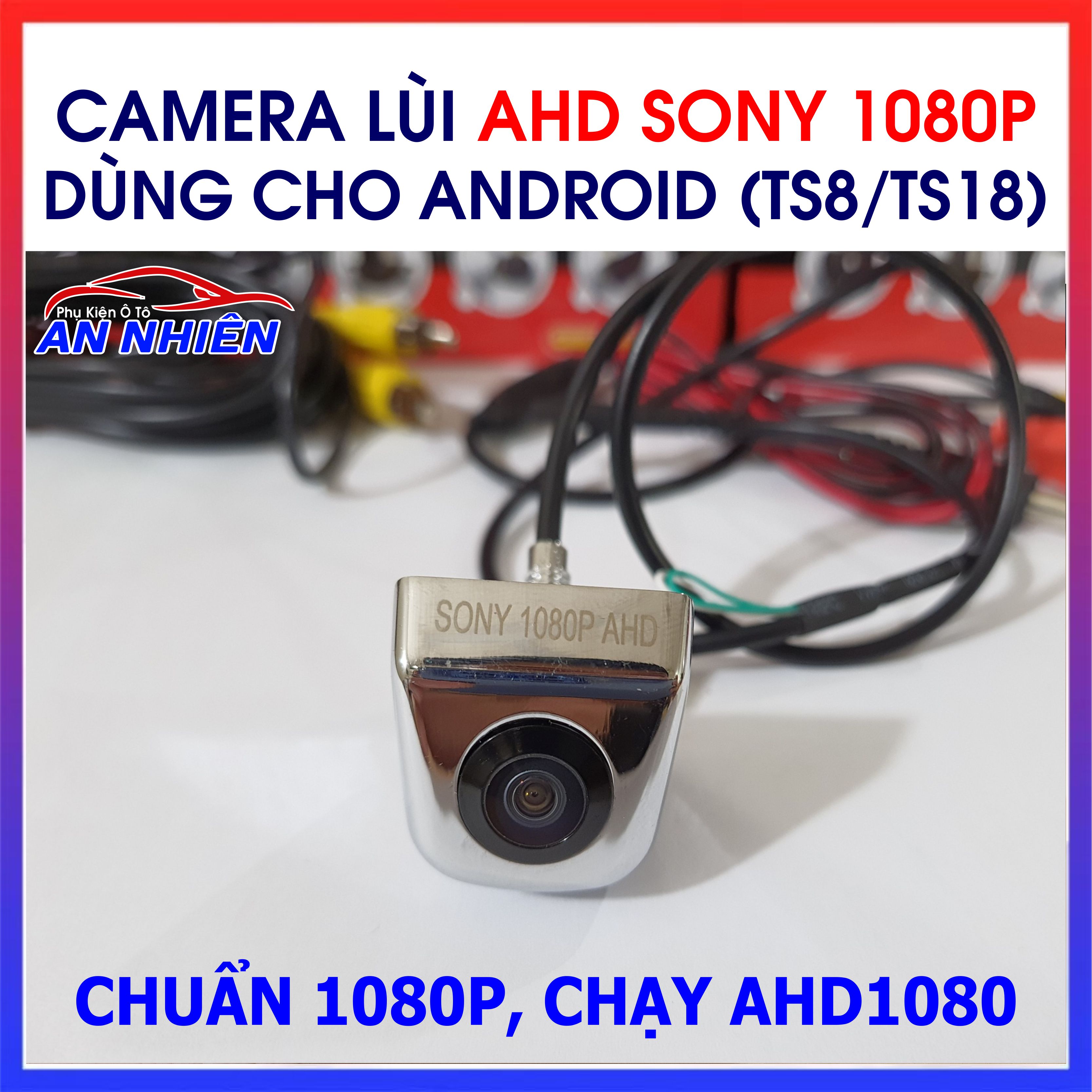 Camera Lùi AHD / HD-CVBS Mắt SONY 1080p Siêu Nét Cho Màn Hình ô tô, DVD Android  - Camera De Hồng Ngoại Full HD cho ô tô