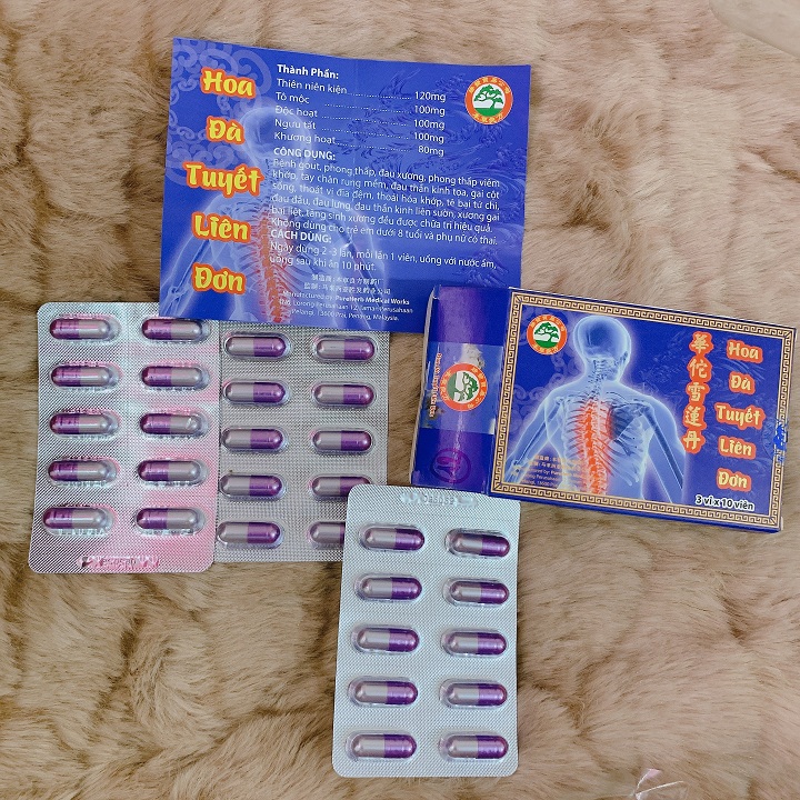 Sỉ 10 hộp hoa đà tuyết liên đơn 30 viên