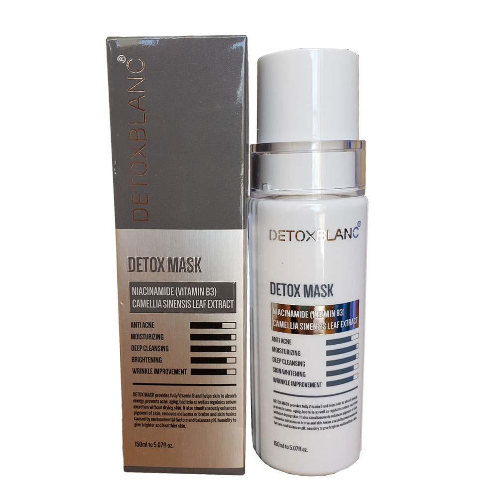 Mặt nạ thải độc trắng da than hoạt tính Detox BlanC - Detox Mask mẫu mới