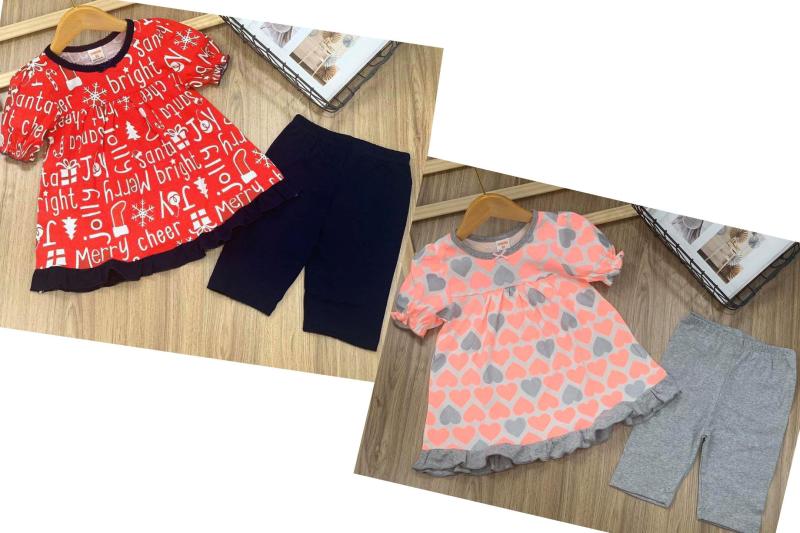 Nơi bán SET 2 BỘ THUN BÉ GÁI SIZE 22-40KG