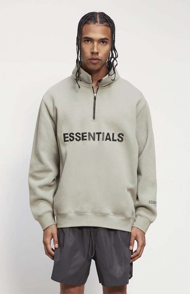 Fear of god on sale essentials half zip