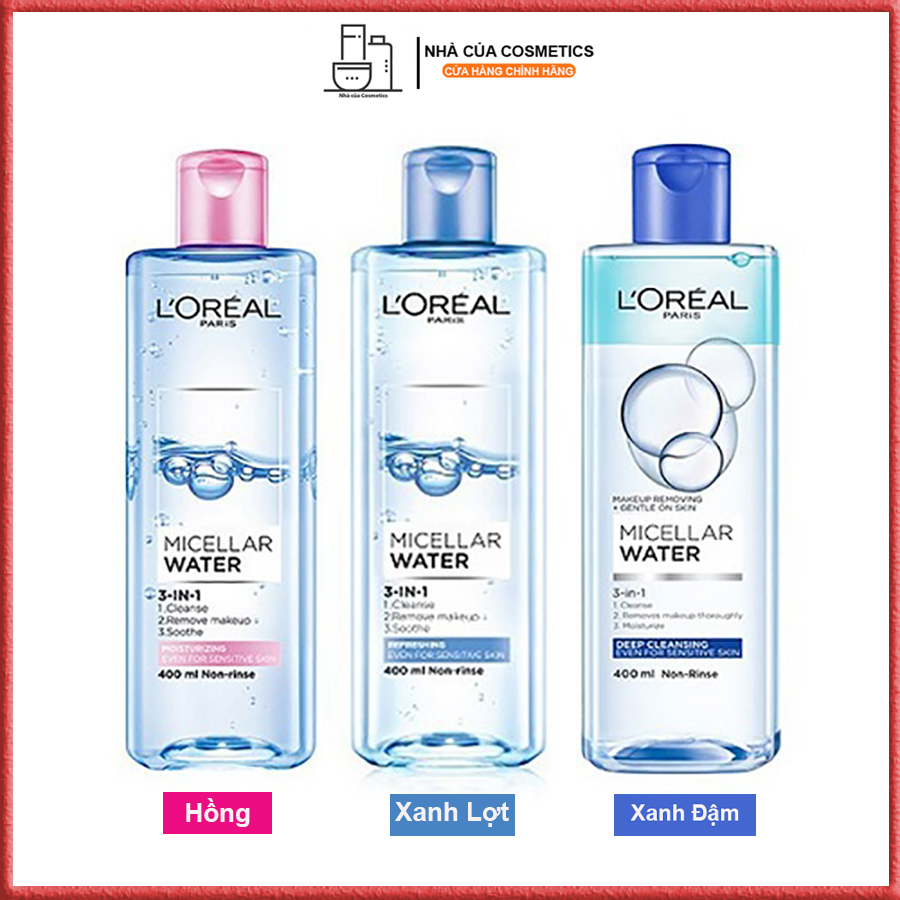 Nước Tẩy Trang L'Oreal Micellar Water 3-in-1 ( 400ml )