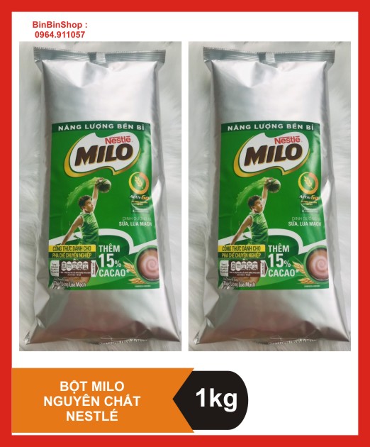 Bột Milo Nguyên Chất 1kg - Nestle.