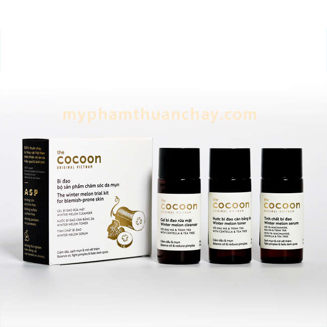 [HCM]Gel rửa mặt bí đao cocoon 15 ml