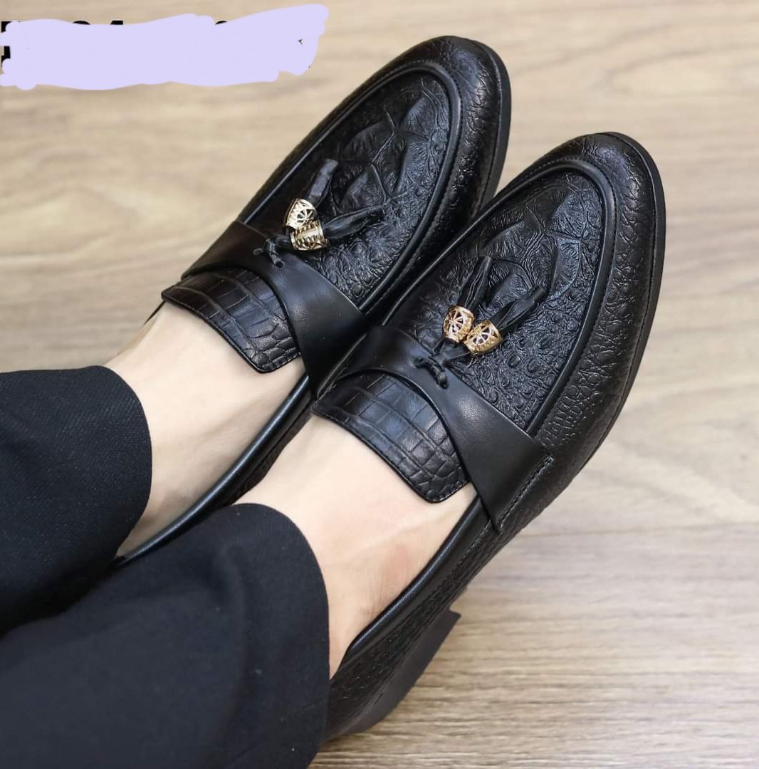 Giày lười nam công sở da bò lịch lãm sang trọng