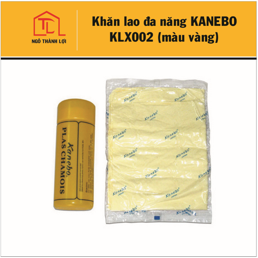 Khăn lau đa năng Kanebo màu vàng nhỏ 44x35x0.2cm