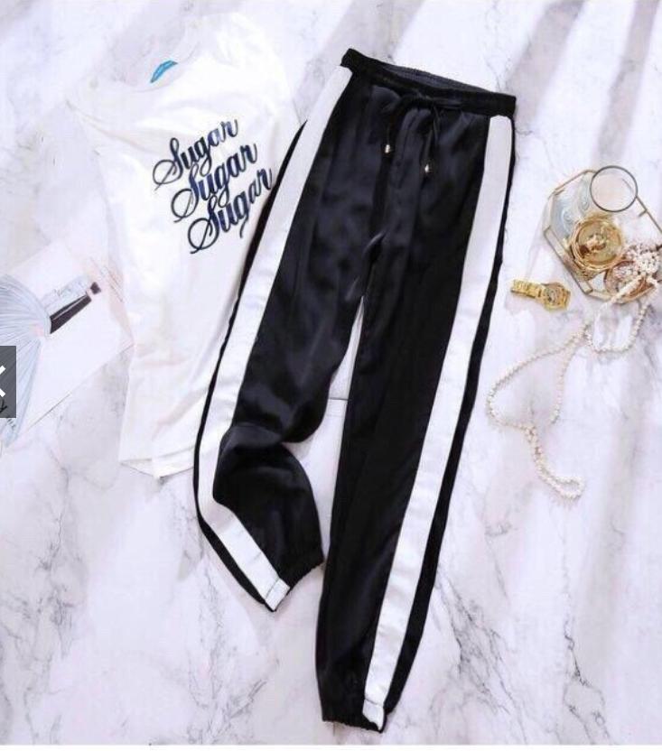 Quần jogger nữ có quay video thật ở cuối