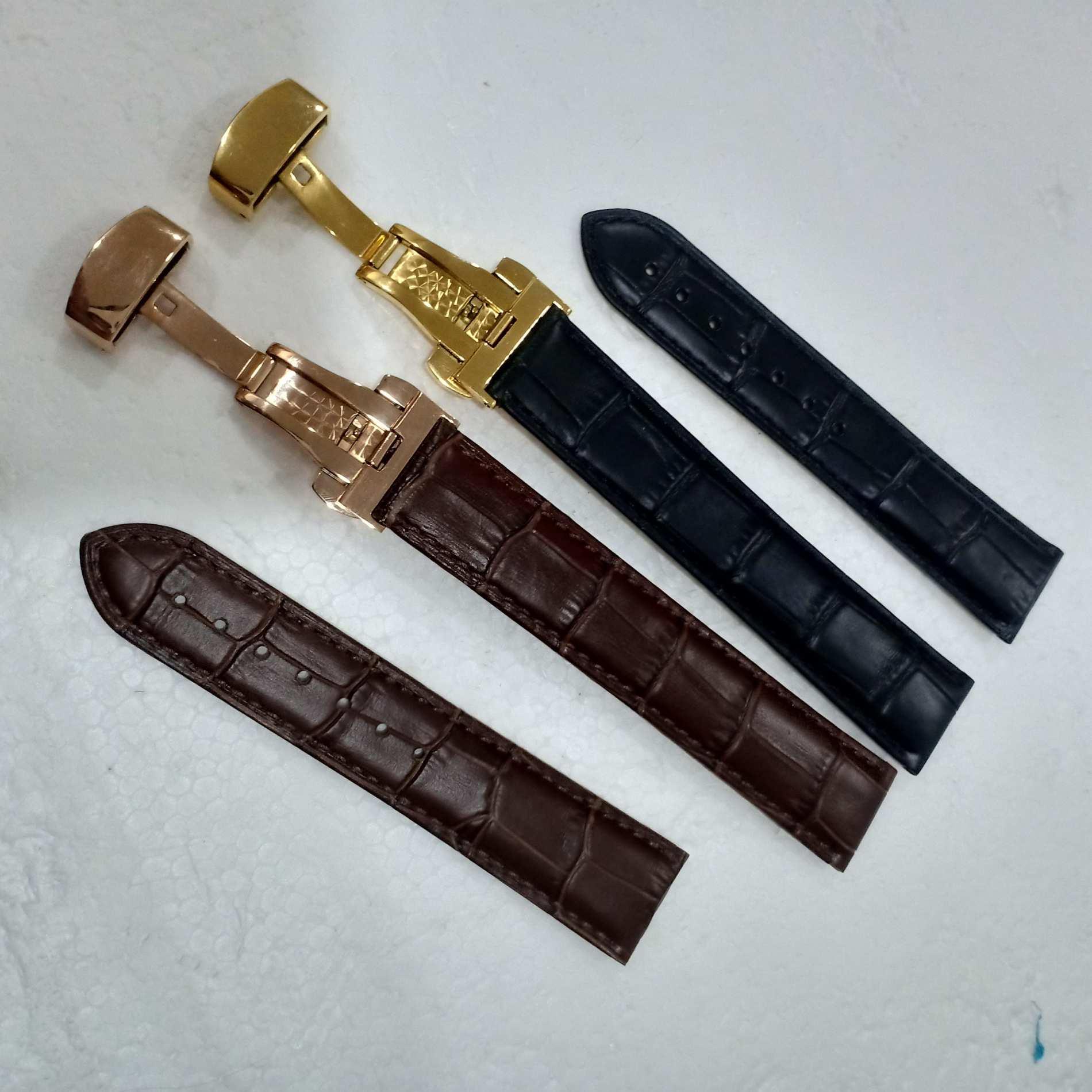 Dây Da Đồng Hồ Omega kèm khóa bấm