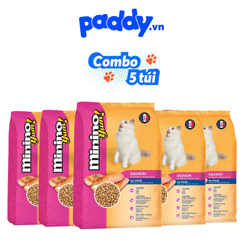 [Combo 5] Hạt Minino cho Mèo Mọi Lứa Tuổi