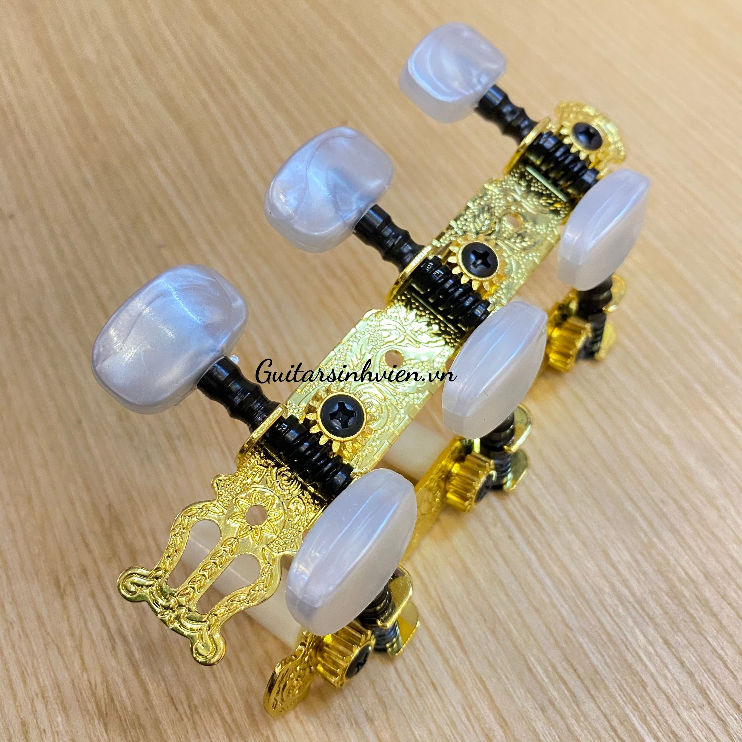 Khoá Đàn Guitar Classic Bản Vàng Bền Bỉ