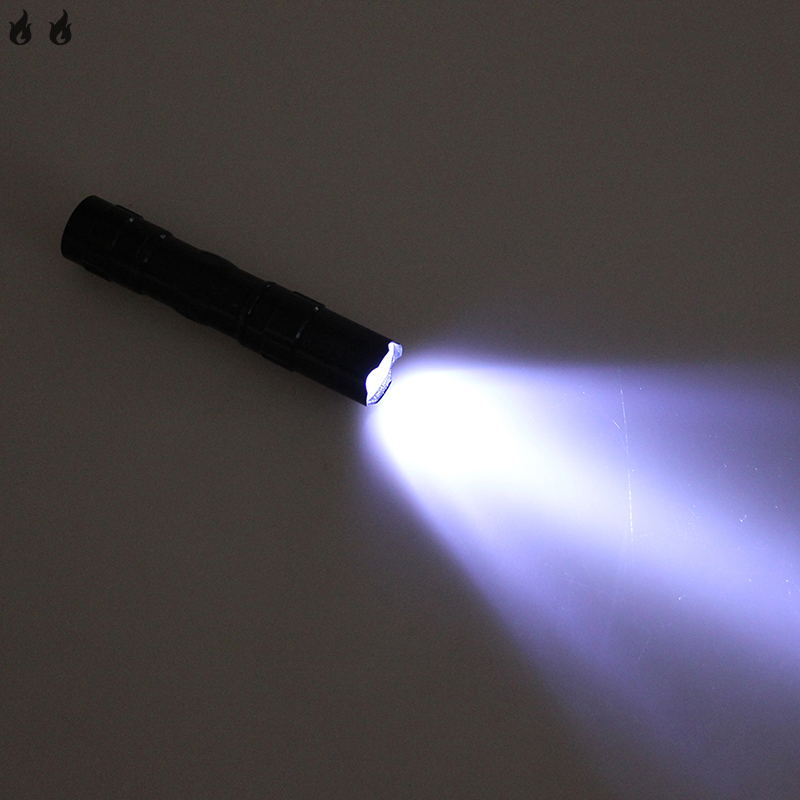 🔥🔥 Mini không thấm nước LED Đèn pin siêu sáng pin