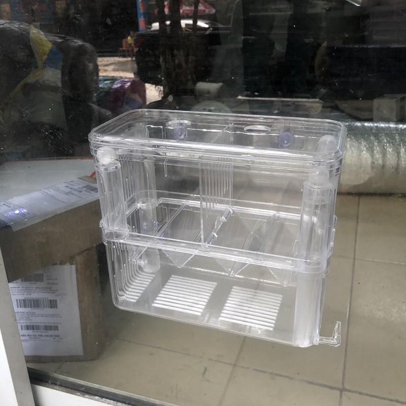 Lồng đẻ cho cá, lồng dưỡng cá con (loại đôi)