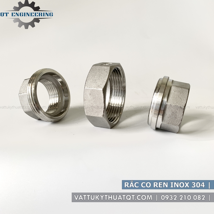 Rắc Co Nối Ren Inox 304 | VATTUKYTHUATQT.COM
