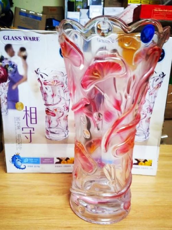 Lọ hoa thủy tinh cao cấp – Cao 30cm