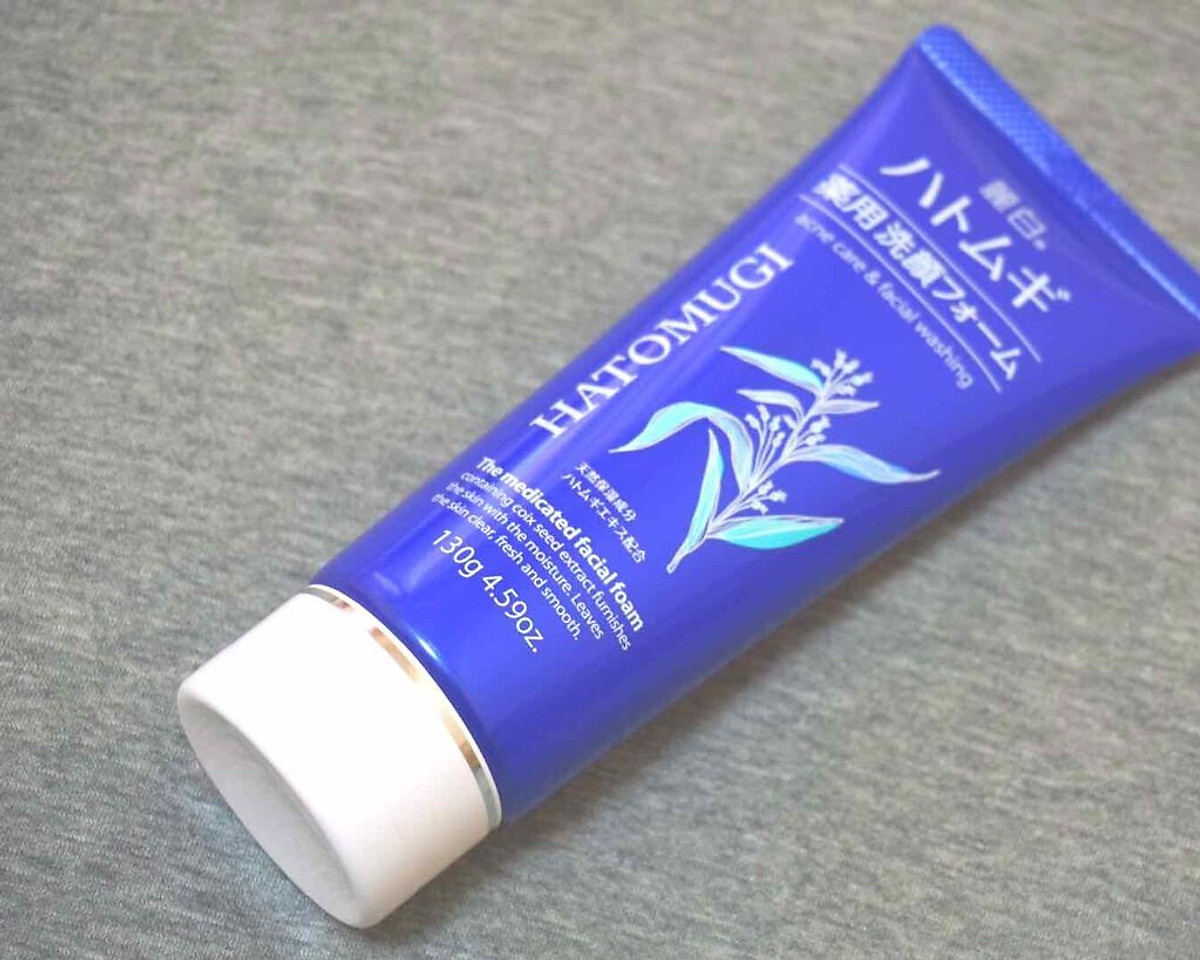 Sữa rửa mặt Hatomugi- Tuýp Xanh