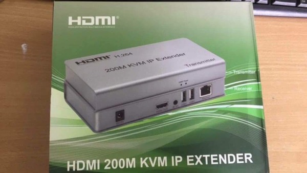 Bảng giá Bộ kéo Dài HDMI qua LAN 200M hỗ trợ điều khiển - Chuẩn 4K, có chuột. Phong Vũ