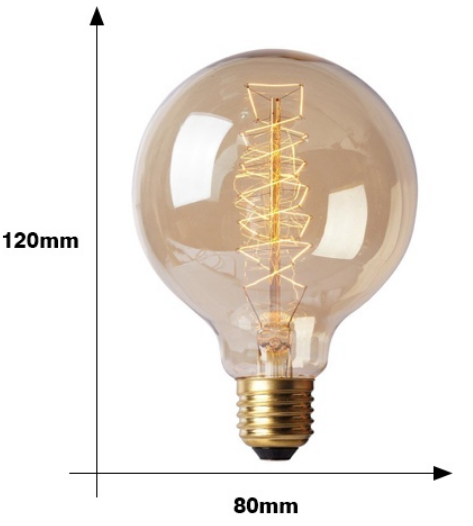 Bóng Edison G80 40w Vintage Dimmer