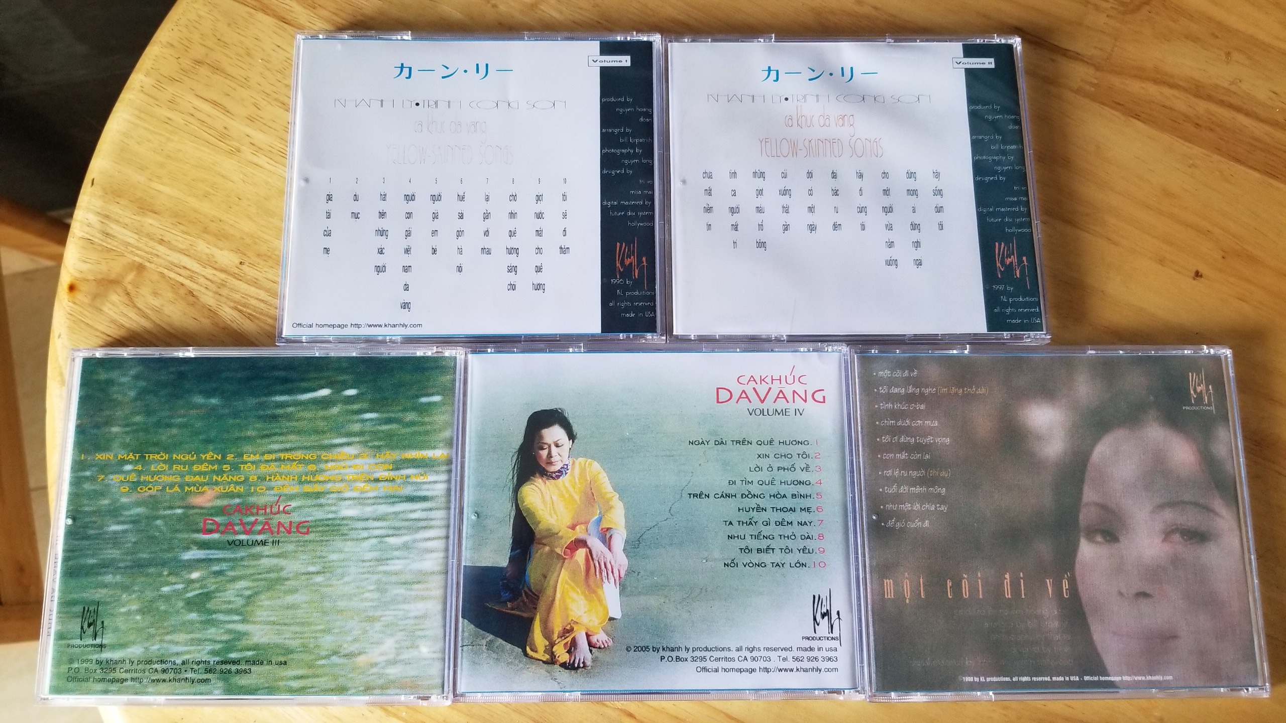 đĩa cd bộ 5 đĩa cd nhạc trịnh