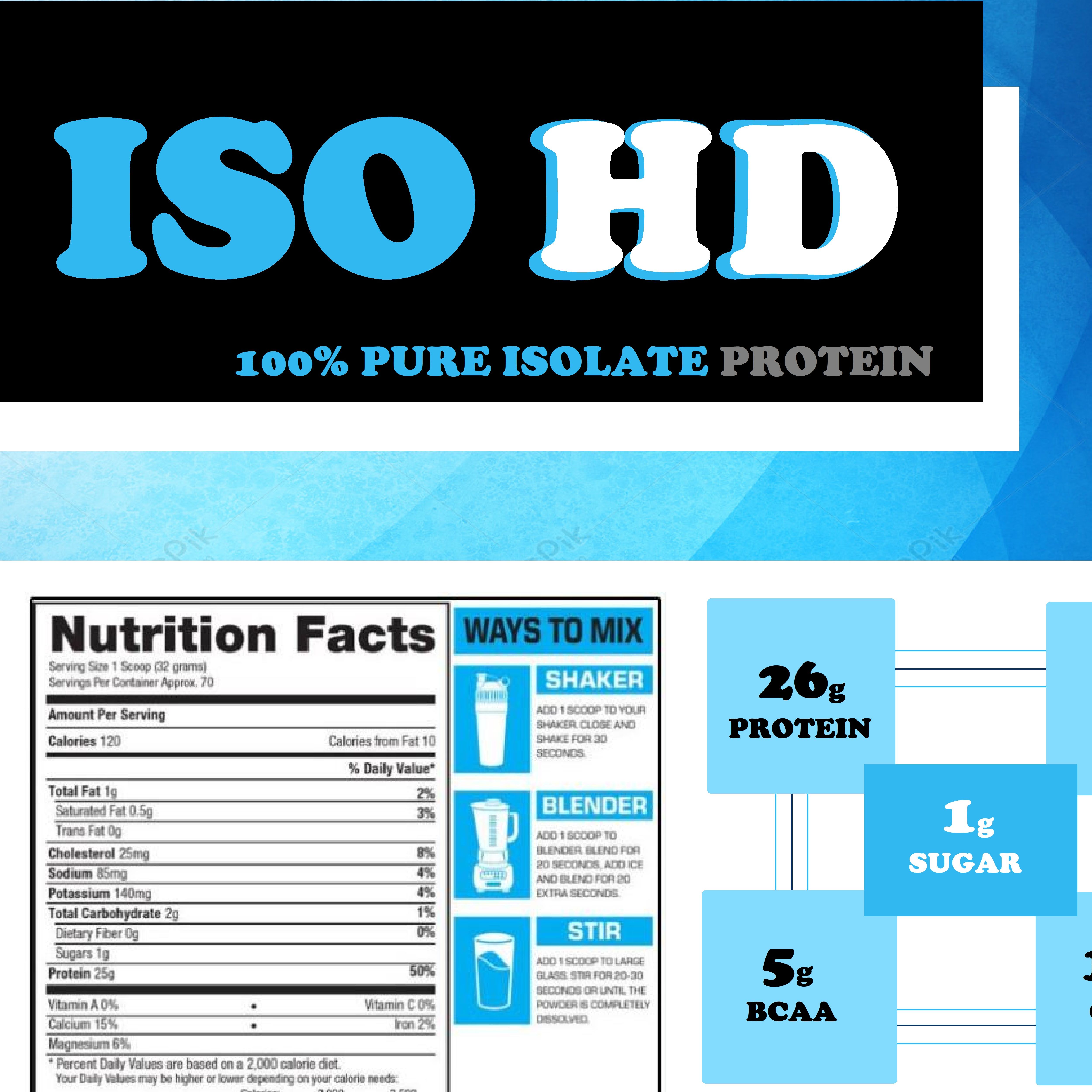 Gói Dùng Thử Whey Protein ISO HD Isolate