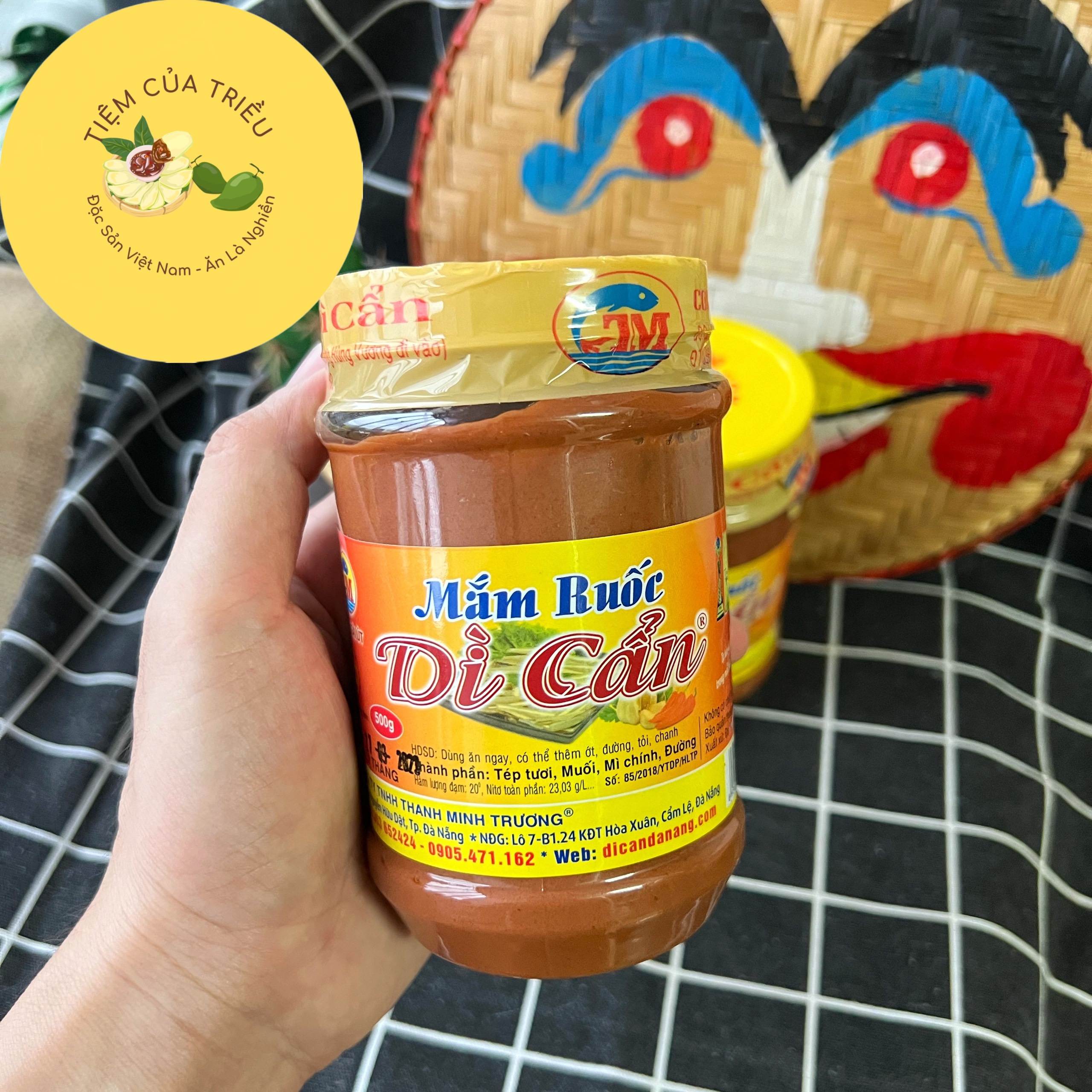 MẮM RUỐC DÌ CẨN ĐÀ NẴNG 500G/BÀ DUỆ HUẾ 400g