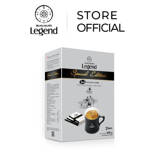 Cà Phê Trung Nguyên Legend Special Edition – Hộp 9 Gói – Cà Phê Hòa Tan Đậm Đà, Pha Nóng Đá Đều Ngon