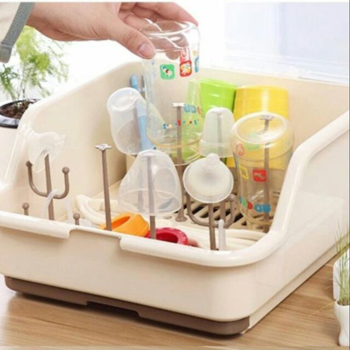 Khay,Giá úp bình sữa cao cấp cho bé