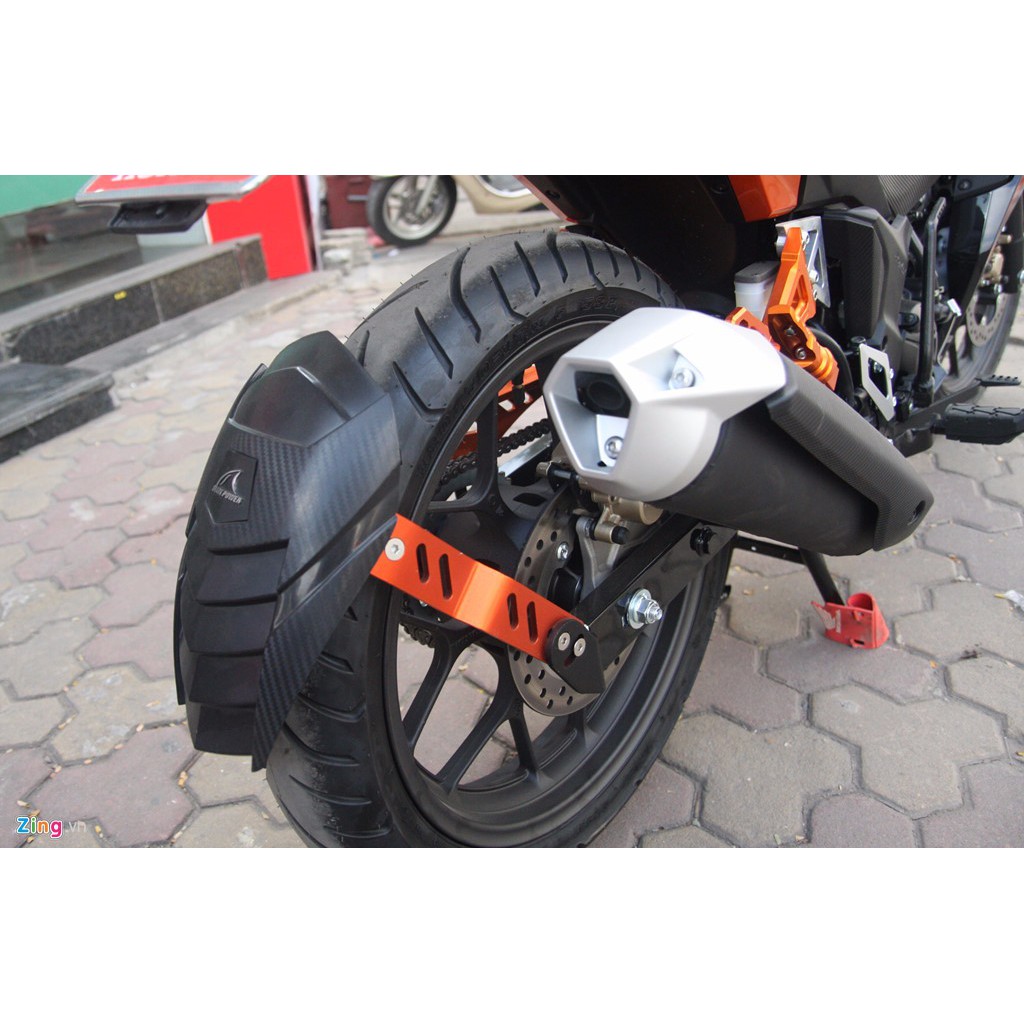 Chắn bùn exciter 1 chân màu đỏ