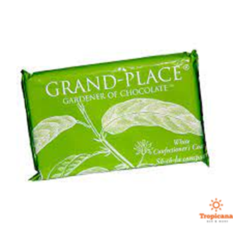 Socola Compound Trắng Grand Place - Thẻ 1kg [Khách đặt hỏa tốc tránh chảy socola]