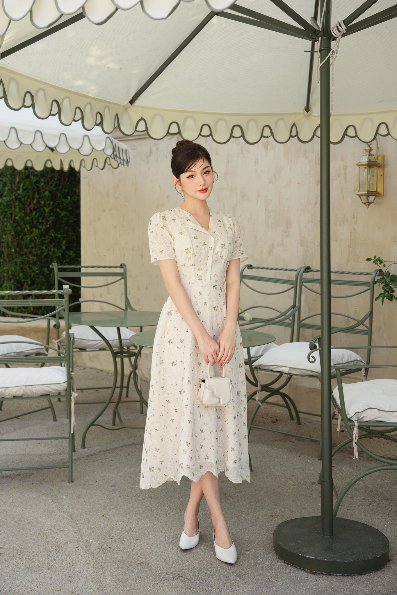 Voucher siêu sale 15% OLV - Đầm Bonie Fleur Dress