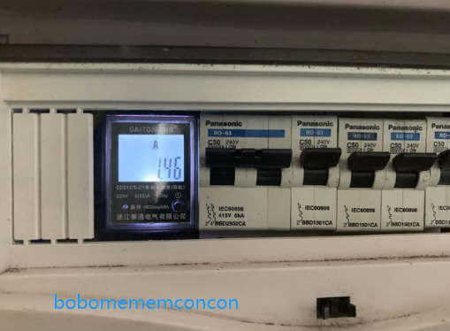 Công tơ điện tử, thiết bị đo công suất saiton abb 65a