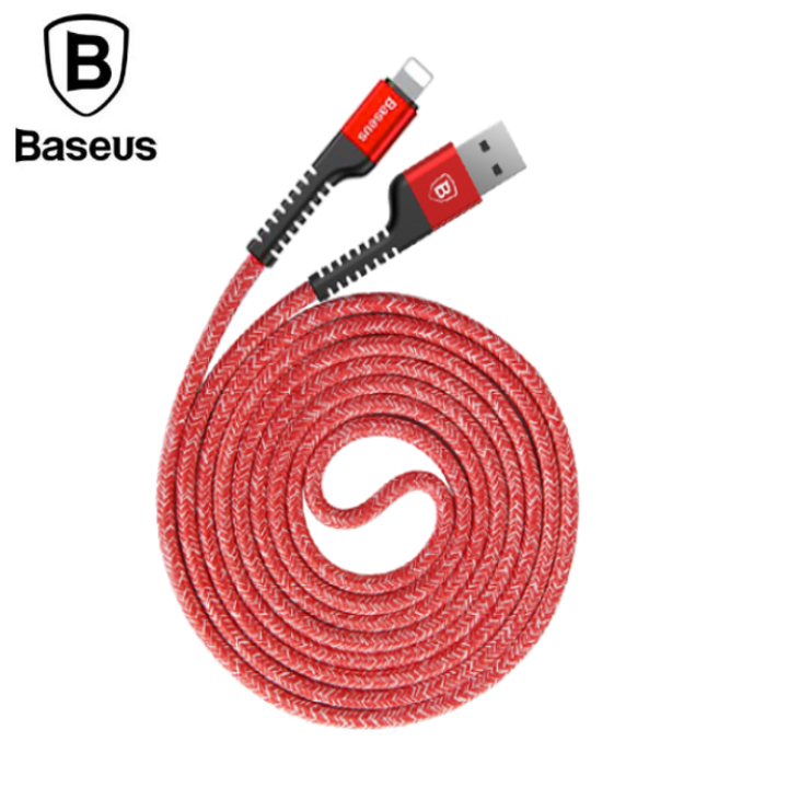 Cáp sạc nhanh Lightning Baseus CALZJ-B09 - Hàng Nhập Khẩu (Màu đỏ)