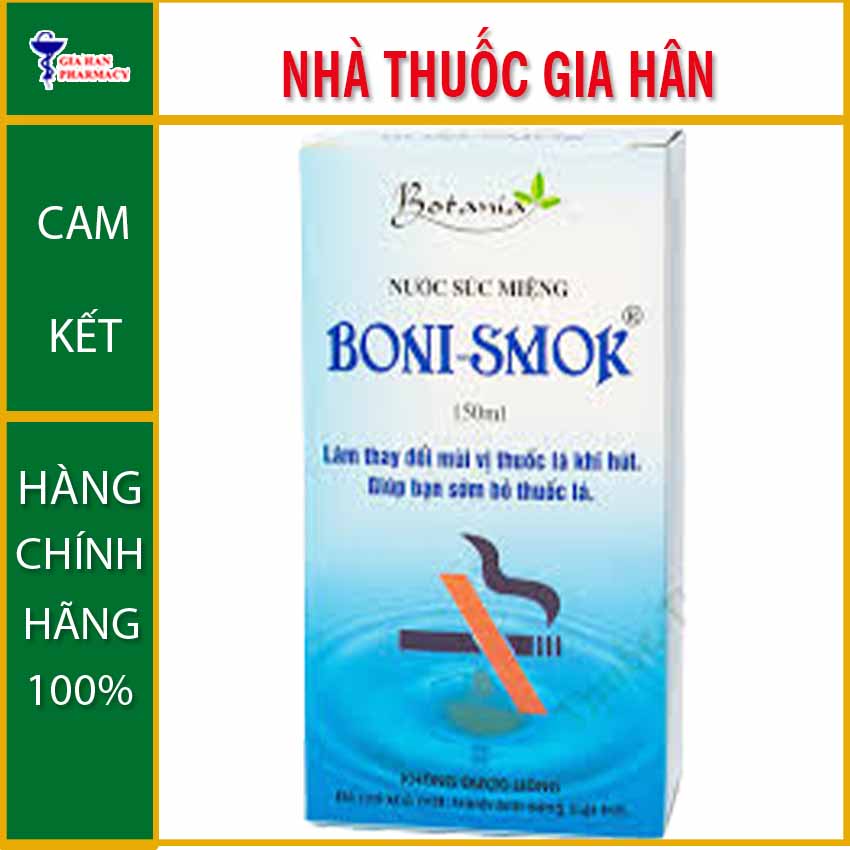 Boni-Smok Chai Nước súc miệng 250ml- Gia Hân