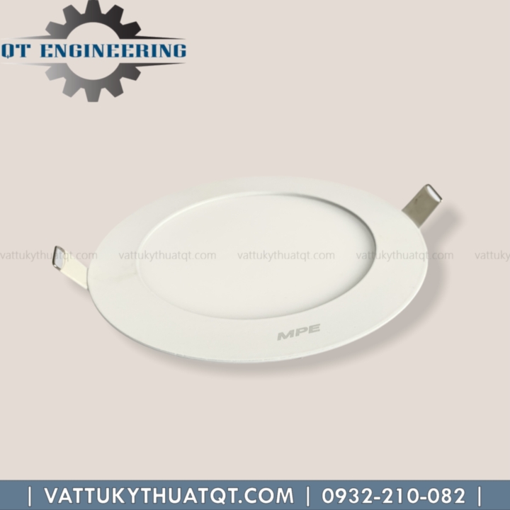 ĐÈN LED PANEL ÂM TRẦN TRÒN 9W MPE (RPL-9) | VATTUKYTHUATQT.COM