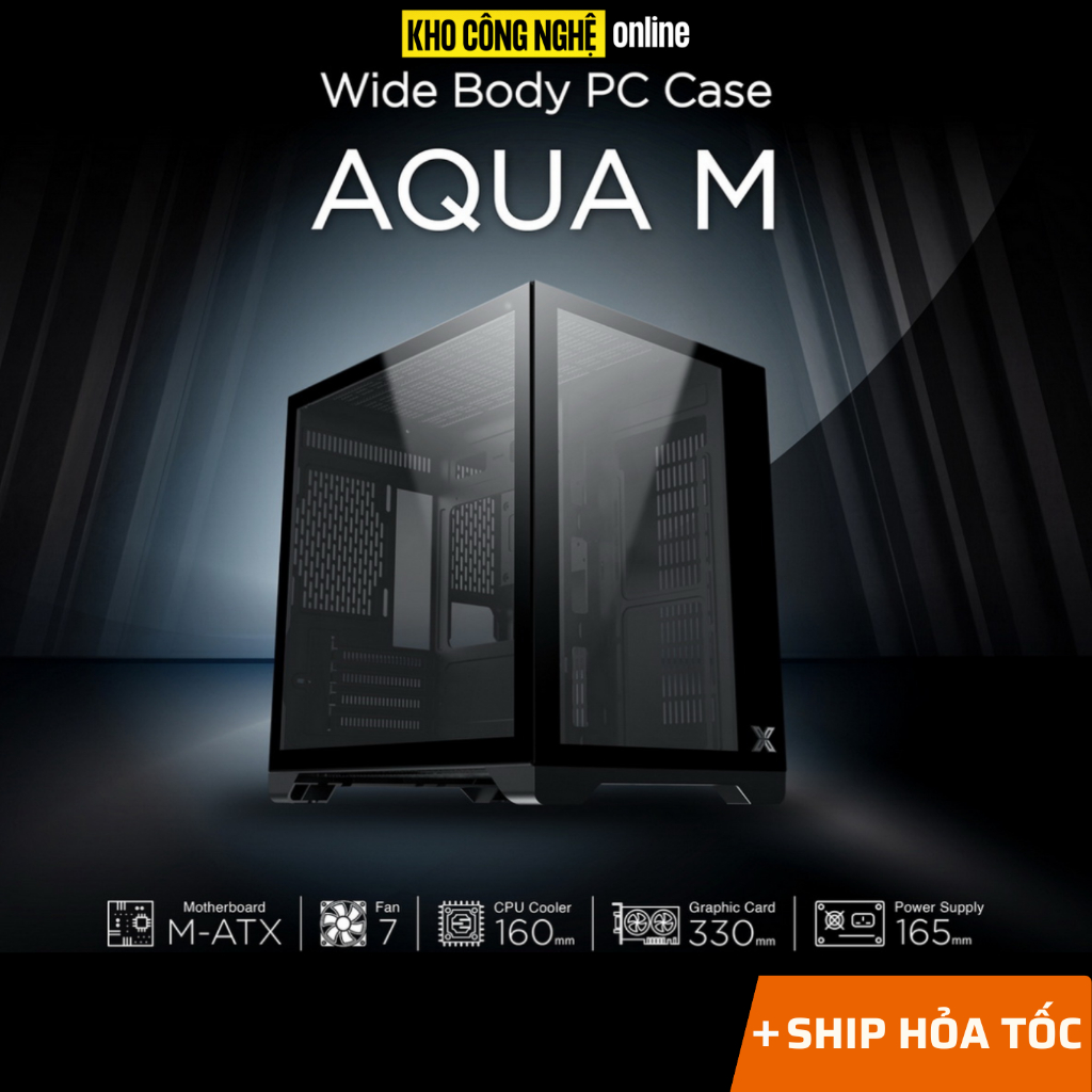 Vỏ Case máy tính XIGMATEK AQUA M / AQUA M ARTIC (EN40108)