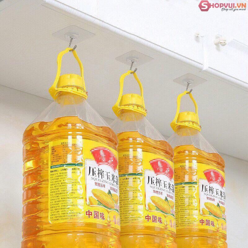 10 Móc dán tường siêu dính 6x6cm