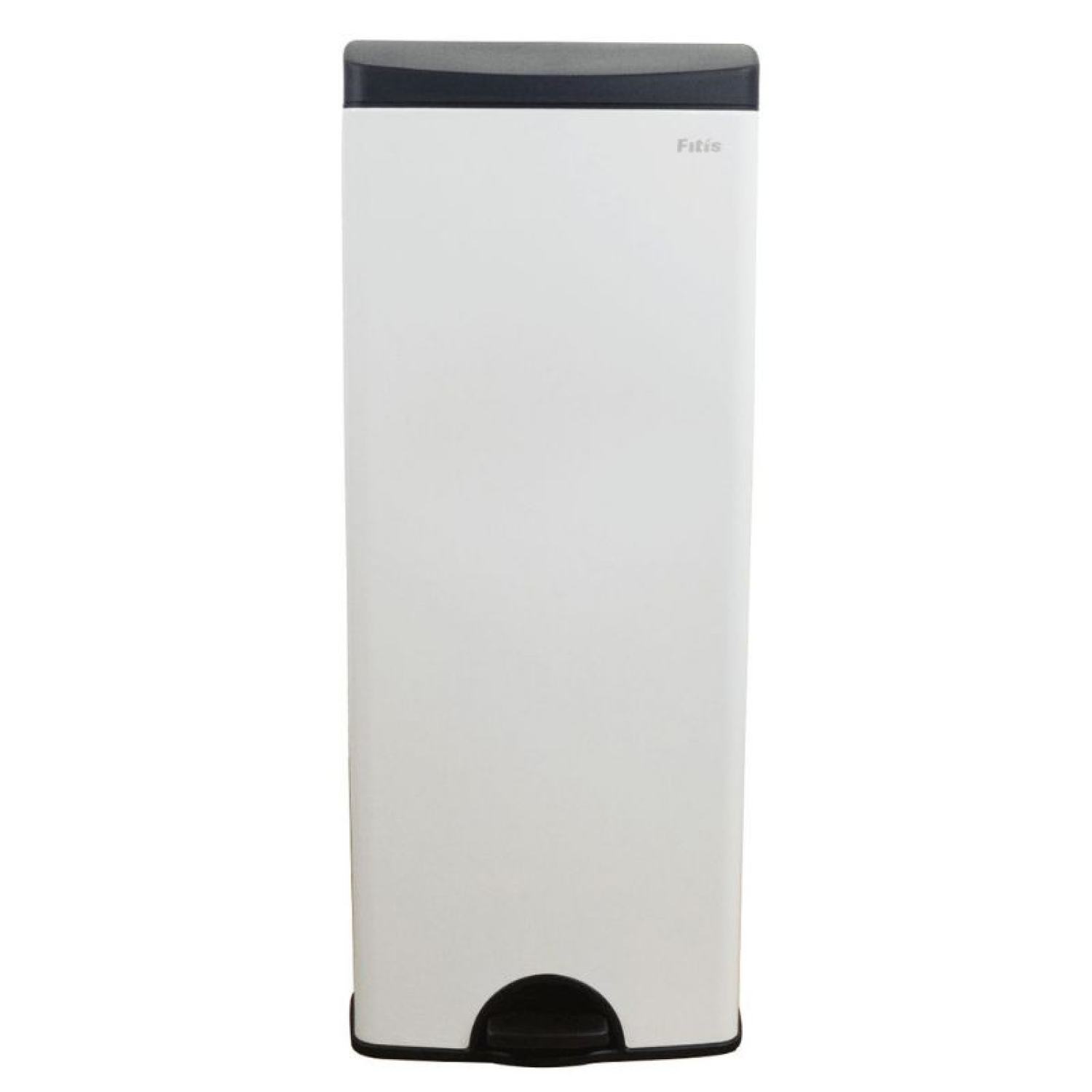Thùng Rác Fitis Premium - Vuông đạp cao - Trắng SPL1-904