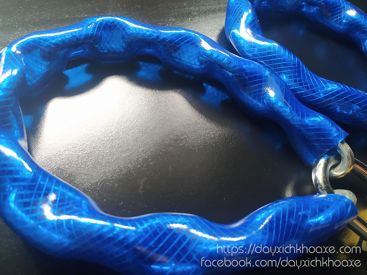 Wire chain lock door/gate Aurae (chain 8mm) - Blue - DX3A - DX3B - DX3C - DX3D