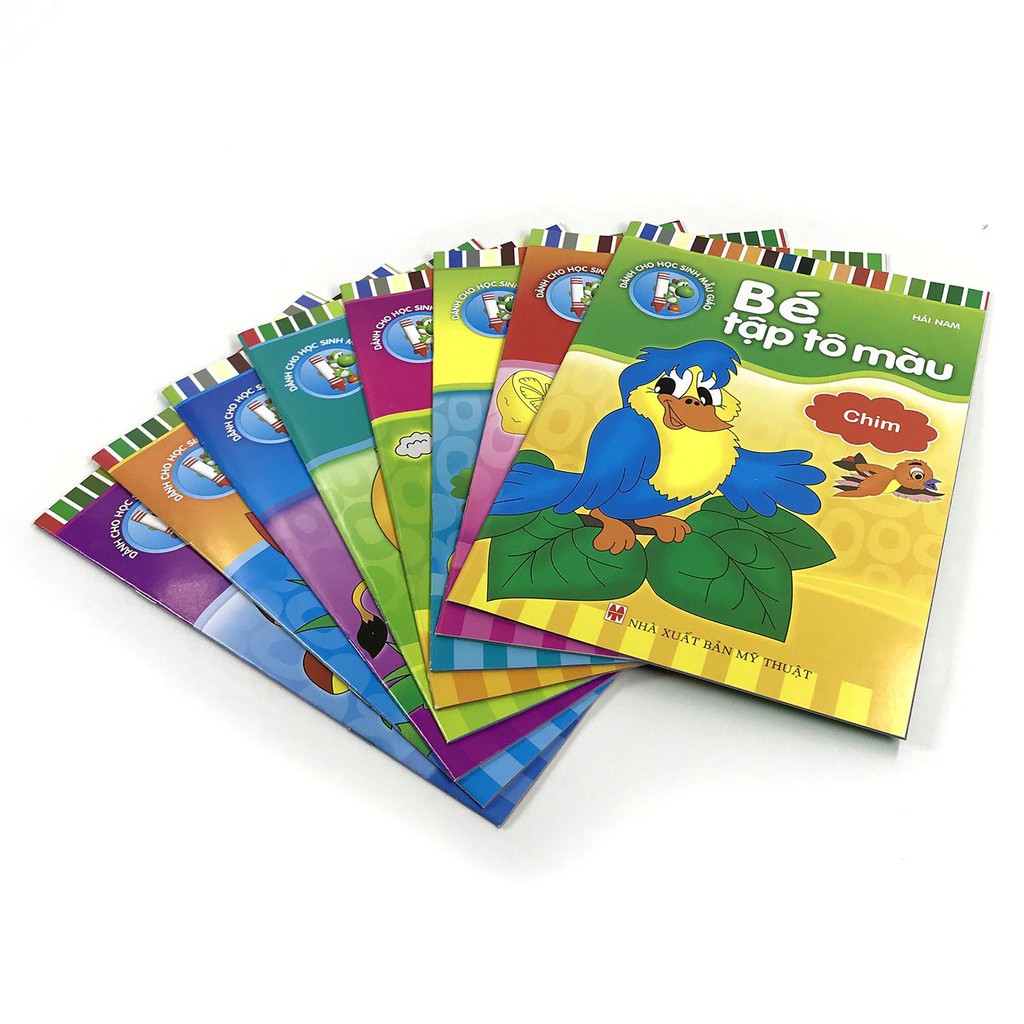 Sách : Combo Bé Tập Tô Màu ( Túi 8 cuốn)