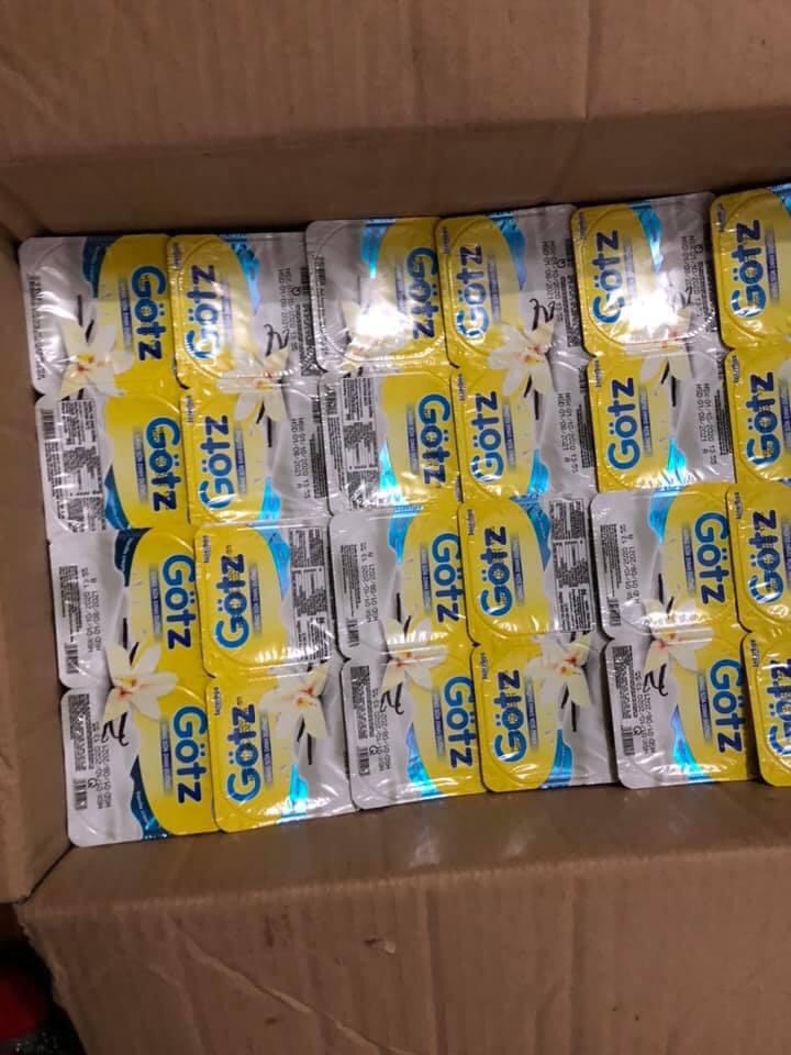 Set 24 hộp váng sữa Gotz date mới