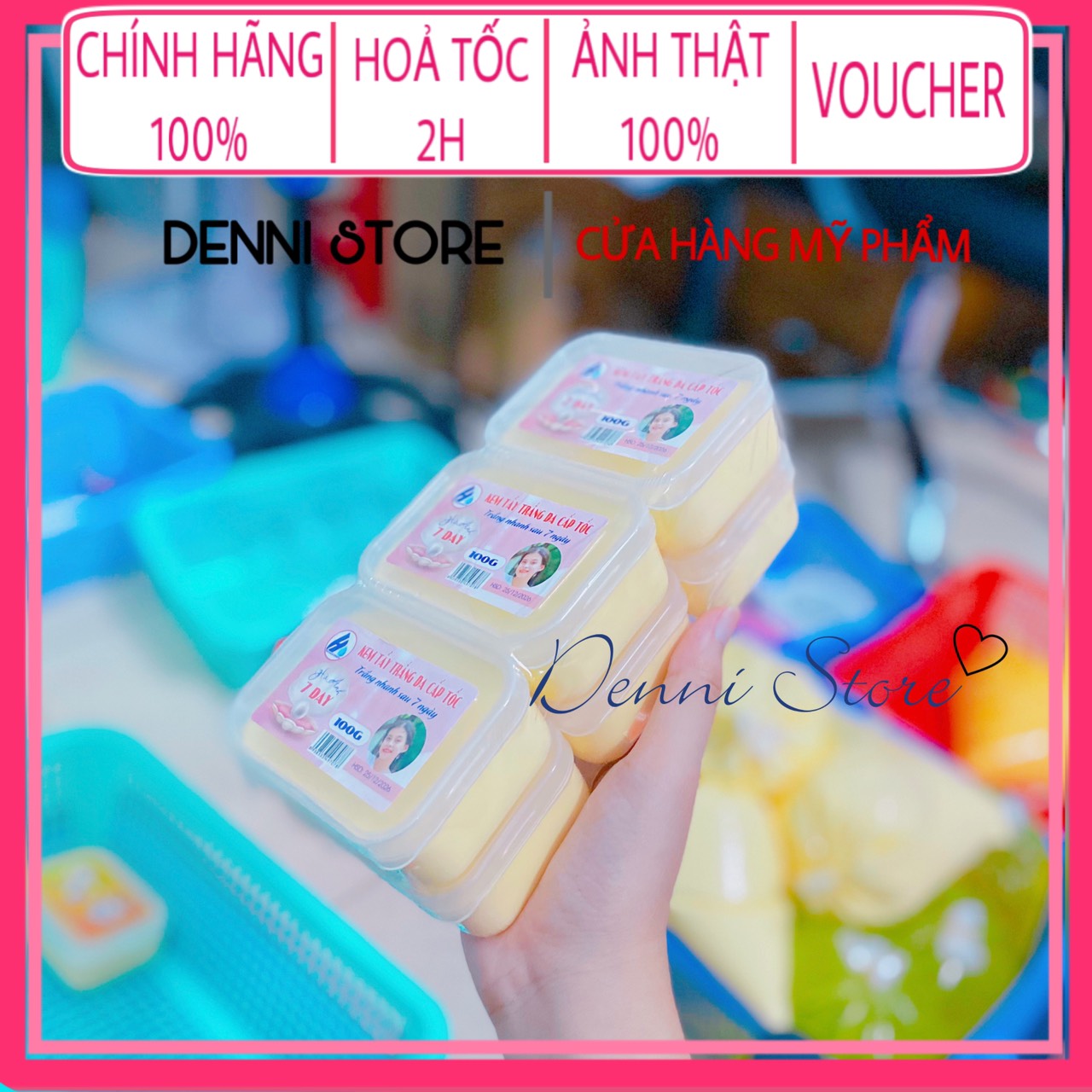 Lẻ hủ 100g kem tẩy trắng 7 day trắng mạnh
