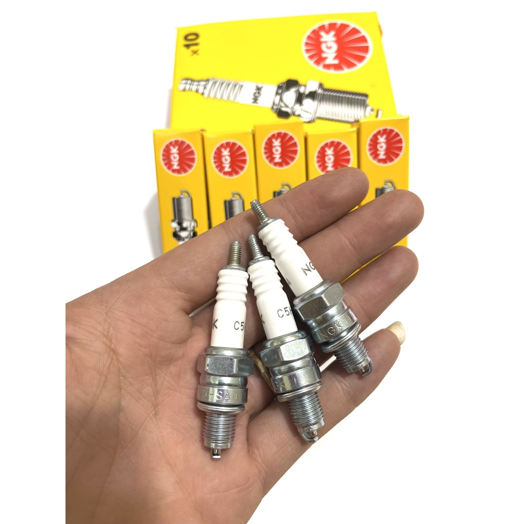 Bugi NGK Xe Dream Wave C5 chân ngắn $ C9 chân dài