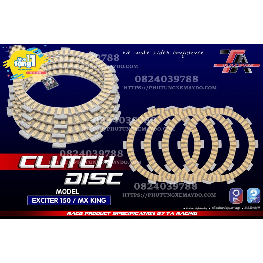 [Mới] Bố nồi độ  EX 150 TA RACING