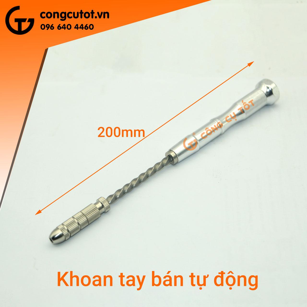 Khoan tay bán tự động dài 200mm